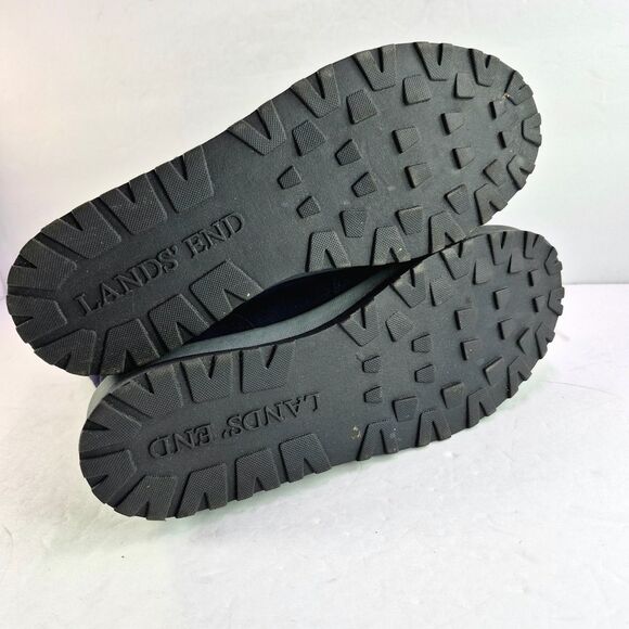 NWOT Lands' End Navy Blue Suede Insulated Commuter Winter Snow Boots 7.5 Women's - Picture 8 of 10